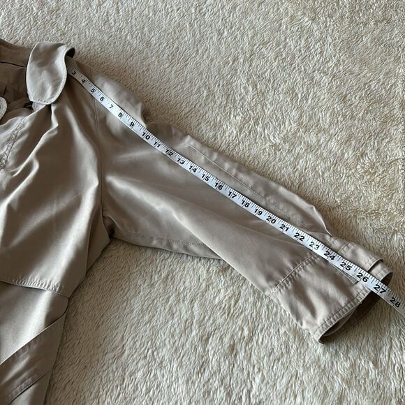 J Gallery beige trench coat size 10 - Picture 16 of 16
